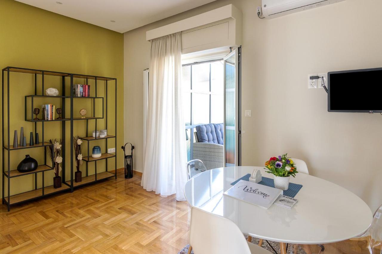 Chic Penthouse For 4 Ppl In Kolonaki Leilighet Athen Eksteriør bilde