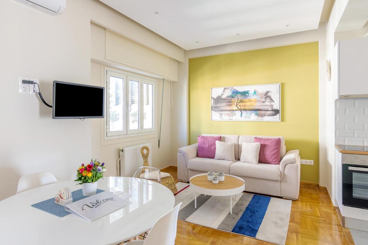 Chic Penthouse For 4 Ppl In Kolonaki Leilighet Athen Eksteriør bilde