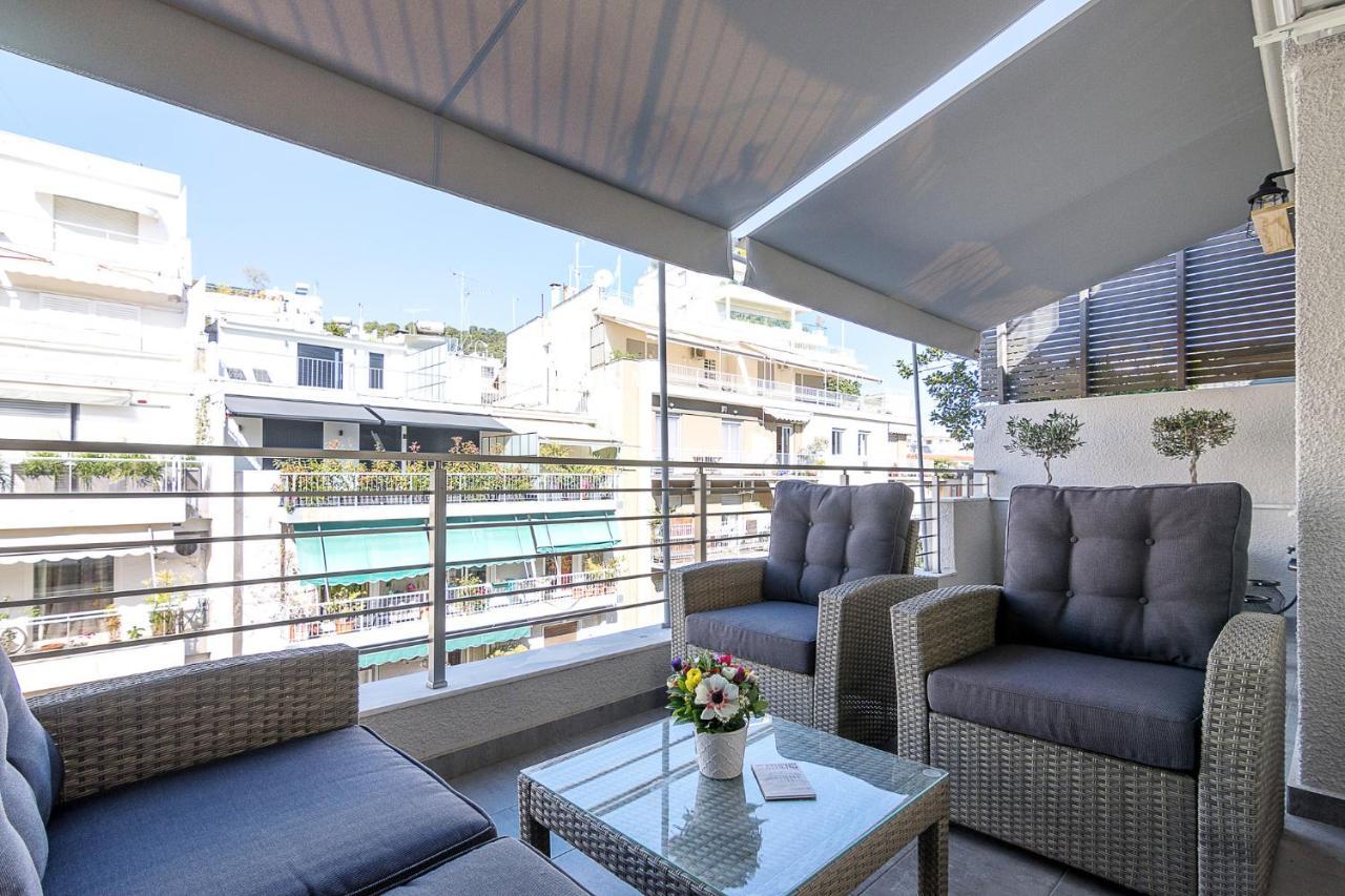 Chic Penthouse For 4 Ppl In Kolonaki Leilighet Athen Eksteriør bilde