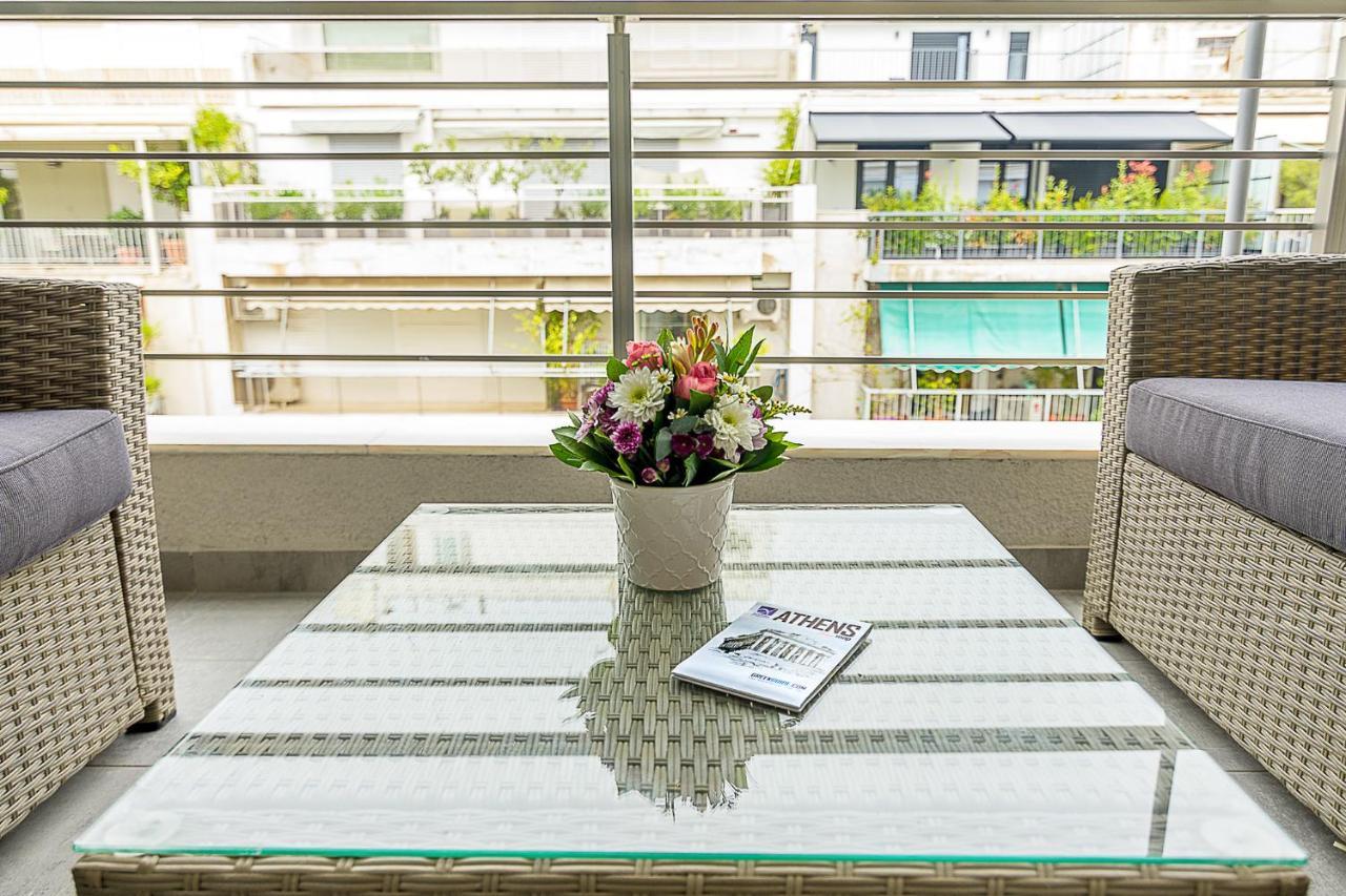 Chic Penthouse For 4 Ppl In Kolonaki Leilighet Athen Eksteriør bilde