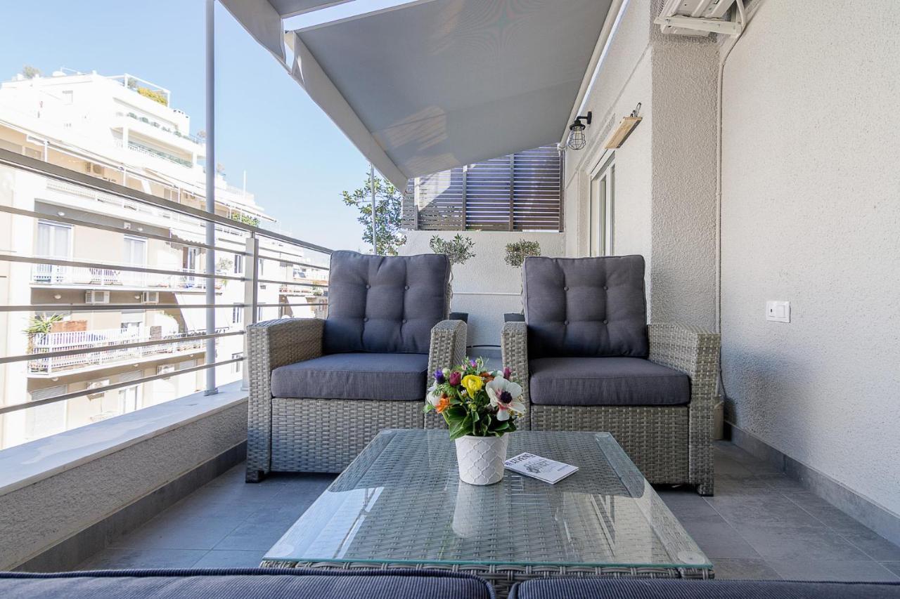 Chic Penthouse For 4 Ppl In Kolonaki Leilighet Athen Eksteriør bilde